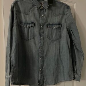 Mens Levi Denim Shirt
